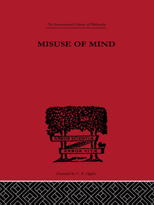 cover image of Misuse of Mind